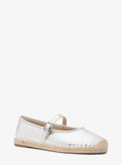 Alpercata de ballet em pele metalizada Lynn | Michael Kors [PT]