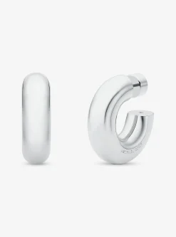 Argolas em latão banhado a metal precioso pequenas | Michael Kors [PT]