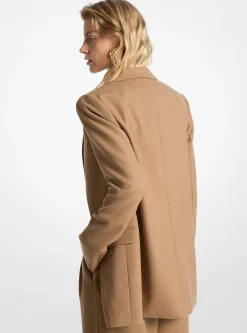 Blazer boyfriend em mistura de lã | Michael Kors [PT]
