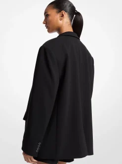 Blazer em crepe de tamanho grande | Michael Kors [PT]