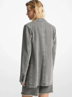 Blazer em ganga com corte boyfriend | Michael Kors [PT]