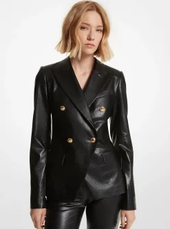 Blazer em pele | Michael Kors [PT]