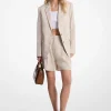 Blazer em sarja de linho e algodão | Michael Kors [PT]