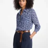 Blusa em georgette floral | Michael Kors [PT]