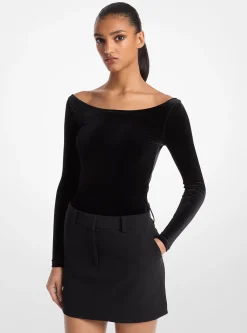 Body de veludo elástico | Michael Kors [PT]