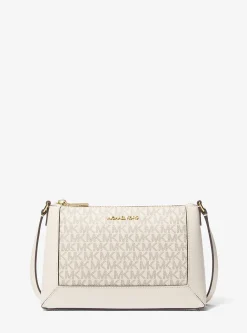 Bolsa a tiracolo com logótipo exclusivo Sallie média | Michael Kors [PT]