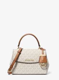 Bolsa a tiracolo com logótipo exclusivo Ava extrapequena | Michael Kors [PT]