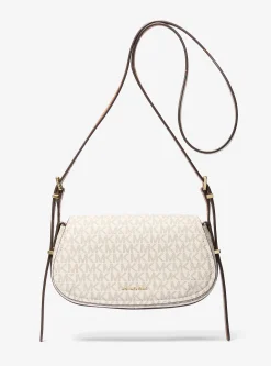 Bolsa a tiracolo com logótipo exclusivo Lydia pequena | Michael Kors [PT]