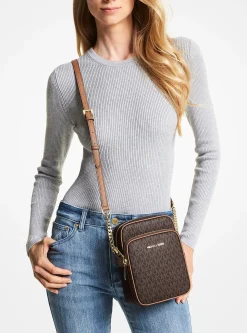 Bolsa a tiracolo com logótipo Jet Set Travel média | Michael Kors [PT]