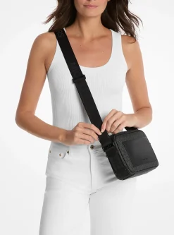 Bolsa a tiracolo com logótipo exclusivo Maeve grande | Michael Kors [PT]