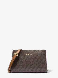 Bolsa a tiracolo com logótipo exclusivo Ruthie pequena | Michael Kors [PT]