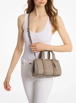 Bolsa a tiracolo com logótipo exclusivo Romee extrapequena | Michael Kors [PT]