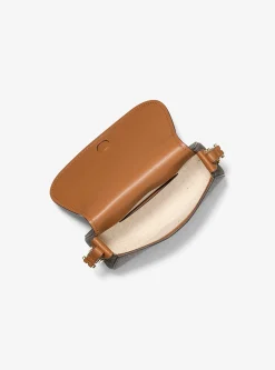 Bolsa a tiracolo com logótipo exclusivo Lydia pequena | Michael Kors [PT]