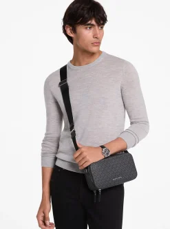 Bolsa a tiracolo com logótipo exclusivo Hudson | Michael Kors [PT]