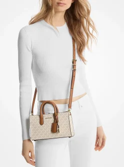 Bolsa a tiracolo com logótipo Scarlett extrapequena | Michael Kors [PT]