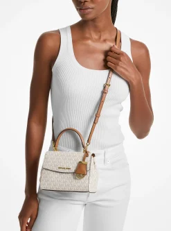 Bolsa a tiracolo com logótipo exclusivo Ava extrapequena | Michael Kors [PT]