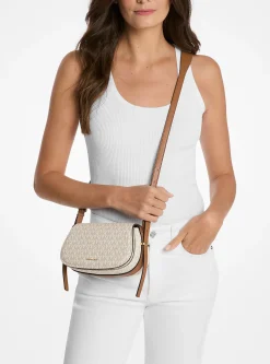 Bolsa a tiracolo com logótipo exclusivo Lydia pequena | Michael Kors [PT]