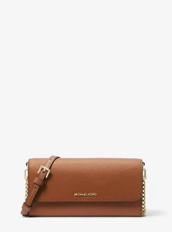 Bolsa a tiracolo convertível em couro saffiano Jet Set grande | Michael Kors [PT]