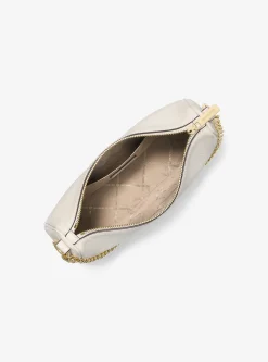 Bolsa a tiracolo convertível em pele granulada Carmela média | Michael Kors [PT]