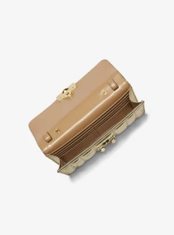 Bolsa a tiracolo convertível em pele metalizada Tribeca | Michael Kors [PT]