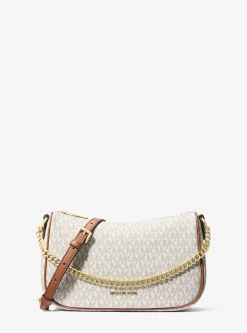 Bolsa a tiracolo convertível com logótipo exclusivo Carmela média | Michael Kors [PT]