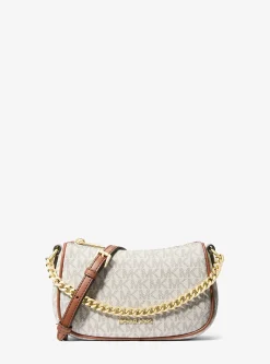 Bolsa a tiracolo convertível com logótipo exclusivo Carmela pequena | Michael Kors [PT]