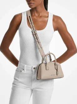 Bolsa a tiracolo convertível em pele granulada Ashton extrapequena | Michael Kors [PT]