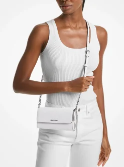 Bolsa a tiracolo convertível 2 em 1 em couro saffiano Jet Set grande | Michael Kors [PT]