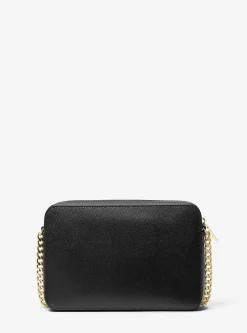 Bolsa a tiracolo em couro Saffiano Jet Set grande | Michael Kors [PT]