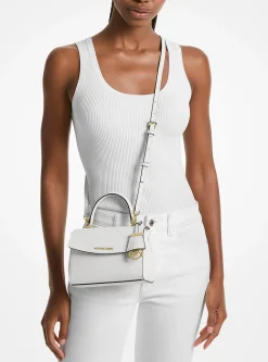 Bolsa a tiracolo em couro Saffiano Ava extrapequena | Michael Kors [PT]