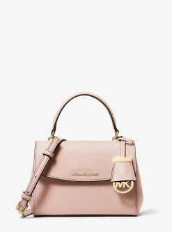 Bolsa a tiracolo em couro Saffiano Ava extrapequena | Michael Kors [PT]