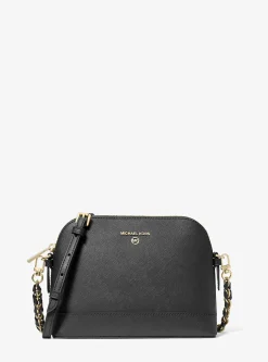 Bolsa a tiracolo em cúpula em couro Saffiano grande | Michael Kors [PT]
