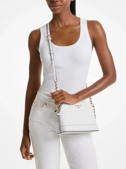 Bolsa a tiracolo em cúpula em couro Saffiano grande | Michael Kors [PT]