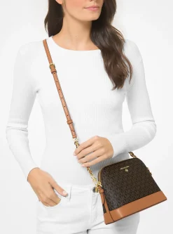Bolsa a tiracolo em cúpula com logótipo grande | Michael Kors [PT]