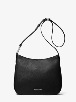 Bolsa a tiracolo em pele granulada Kensington grande | Michael Kors [PT]