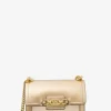 Bolsa a tiracolo em pele metalizada Heather extrapequena | Michael Kors [PT]