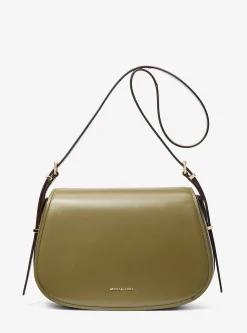 Bolsa a tiracolo em pele Lydia média | Michael Kors [PT]