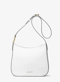 Bolsa a tiracolo em pele granulada Kensington grande | Michael Kors [PT]