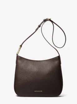 Bolsa a tiracolo em pele granulada Kensington grande | Michael Kors [PT]