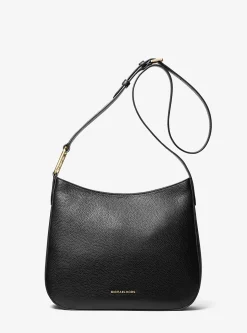 Bolsa a tiracolo em pele granulada Kensington grande | Michael Kors [PT]