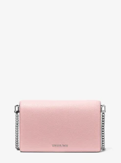 Bolsa a tiracolo em pele granulada Jet Set média | Michael Kors [PT]