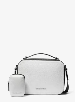 Bolsa a tiracolo em pele granulada Hudson | Michael Kors [PT]
