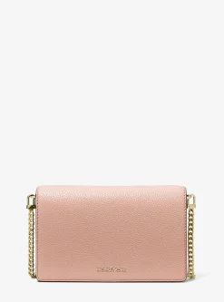 Bolsa a tiracolo em pele granulada Jet Set média | Michael Kors [PT]