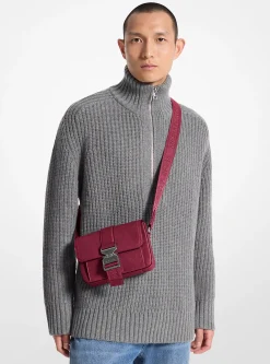 Bolsa a tiracolo em pele granulada Hudson | Michael Kors [PT]