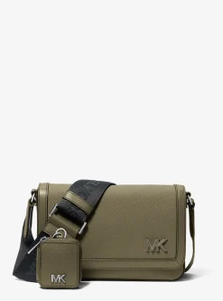 Bolsa a tiracolo em pele granulada Edison mini com pochete | Michael Kors [PT]
