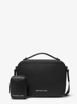 Bolsa a tiracolo em pele granulada Hudson | Michael Kors [PT]