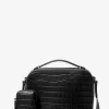 Bolsa a tiracolo em pele com motivo de crocodilo em relevo Hudson | Michael Kors [PT]