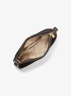 Bolsa a tiracolo em pele granulada Kensington grande | Michael Kors [PT]