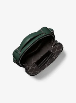 Bolsa a tiracolo em pele com motivo de crocodilo em relevo Hudson | Michael Kors [PT]