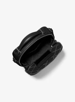 Bolsa a tiracolo em pele com motivo de crocodilo em relevo Hudson | Michael Kors [PT]